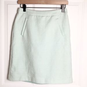 J. Crew Double Serge Wool Skirt Size 6